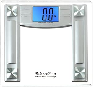 BalanceFrom High Accuracy Digital Bathroom Scale with 4.3