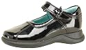 Hush Puppies Girls Story Shoe Patent Black