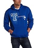 MLB Men's Texas Rangers Authentic Collection Change Up Long Sleeve Hooded Fleece Pullover (Pro Royal, Medium)