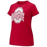 Nike - Nike Ohio State Buckeyes Ladies Scarlet Large Logo T-shirt