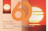 Geburtstagskarte 60 Sonne