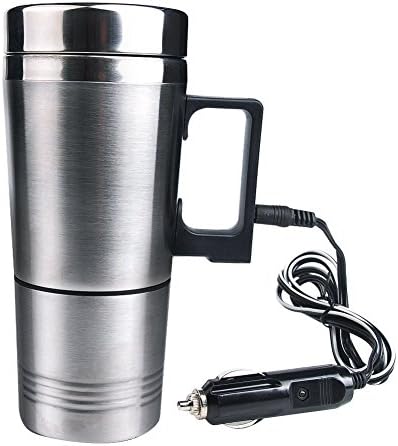 RYDELL 2 in 1 Car electric Kettle Heated Stainless Steel Mug Car Coffee Cup With Charger
