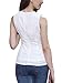 Sumtory Women's Lace Blouse Sleeveless Embroidery Tops Vest Shirt Blouse