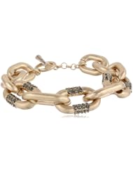 Kenneth Cole New York "Pave Splash" Pave Link Toggle Bracelet, 7.5"