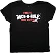 Emily the Strange EMILY'S ROCK-N-ROLL HIGH SCHOOL Black juniors T-Shirt