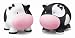 Coin Bank - Cow (variable colours)