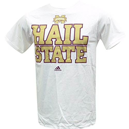 Mississippi State Bulldogs adidas White 2014 Egg Bowl Hail State T-Shirt