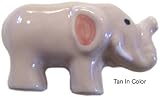 Elephant Animal Shaped Ceramic Cabinet Drawer Pull Knob