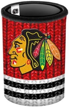 NHL Chicago Blackhawks Woolie Bottle Cooler Koozie Mustang Drinkware Model: (Home & Kitchen)