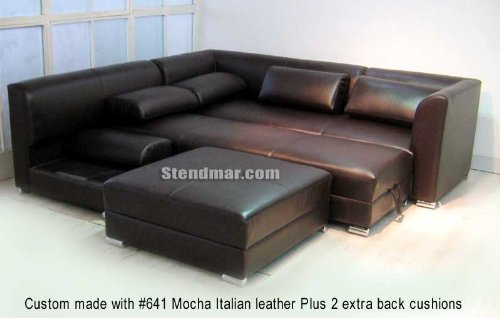 NEW Modern Euro Design Sectional Sofa w/ Queen 