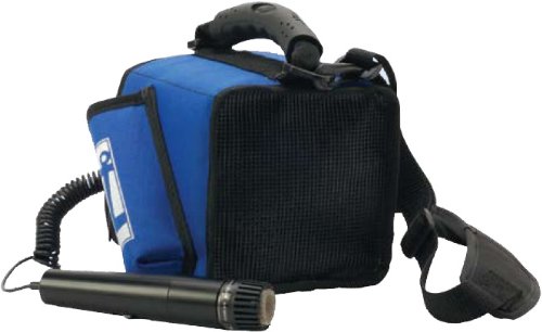 Anchor Audio MiniVox Lite Portable Public Address System Light Compact Battery-Powered With Shoulder Strap Blue