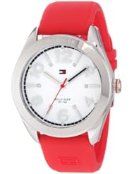 Tommy Hilfiger Womens 1781258 Sport Red Silicon Stainless Steel Watch