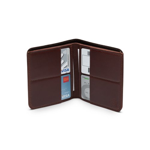 Saddleback Leather Large Bi-Fold Wallet: Slim, Tough, Multi-Card Holder Design.