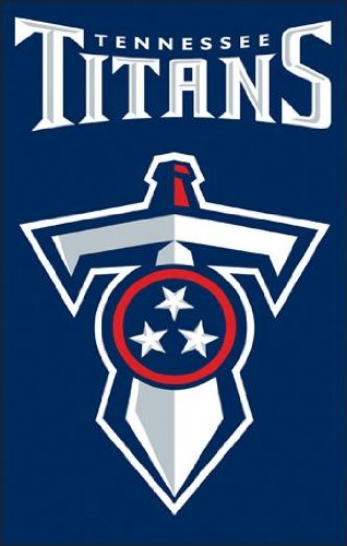 Tennessee Titans Applique Banner Flag