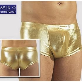 Mens Metallic Gold Boxershorts