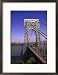 George Washington Bridge, NY Framed Photographic Poster Print by Barry Winiker, 17x21
