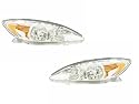 2002-2004 TOYOTA CAMRY HEADLIGHT CAMRY 02-04 LE XE COMPLETE SET: LEFT & RIGHT HEADLAMP ASSEMBLIES