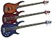 Rogue LX400 Pro 4-String Electric Bass, Liquid Blue Quilt