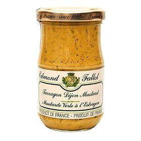 Tarragon Mustard Moutarde A L'Estragon, Fallot, 7 oz