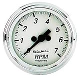 Auto Meter 1397 Arctic White In-Dash Tachometer Gauge