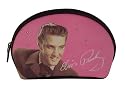 Elvis Back Embroidered Printed Cosmetic Bag w/Rhinestones
