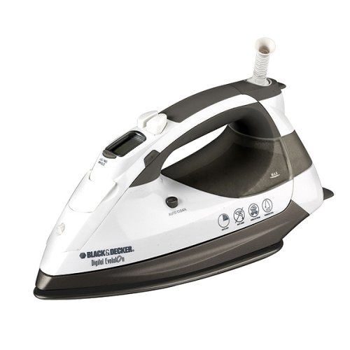 Black & Decker D5500 Digital Evolution 1500-Watt Steam Iron with Ceramic Soleplate
