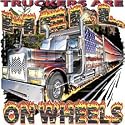 Truckers~hell On Wheels Adult Sweatshirt