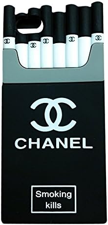 iPhone 5S Case, DIZA100 Fashional 3D Smoking Kills Silicone Slim Case Cover Protector for Apple iPhone 5/5S/5C-Black and White