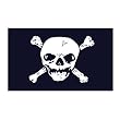 Pirate - Big Skull - Flag 3ft x 5ft Printed Polyester
