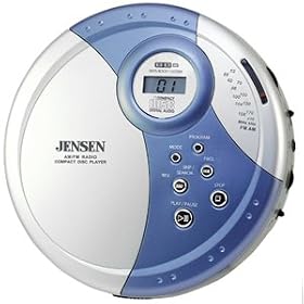 JENSEN CD55AF Personal CD Player with AM FM Tuner by Spectra