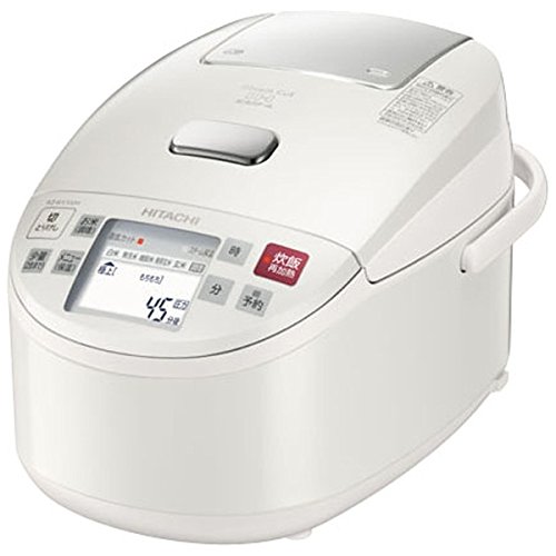 【美品】HITACHI 日立 白 圧力IH炊飯器 RZ-VV180M 打込鉄釜 やっぱり蒸気が出ないのは便利。ご飯が美味しい炊飯器 日立RZ-VV180M