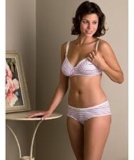 Heart/Stripe Nursing Bras - 2pk
