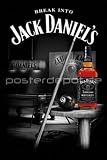 Poster Jack Daniel's Pool Room   Groesse ca. 61 x 91,5 cm