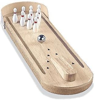 Wooden Mini Bowling Game by Mini Wood Bowling