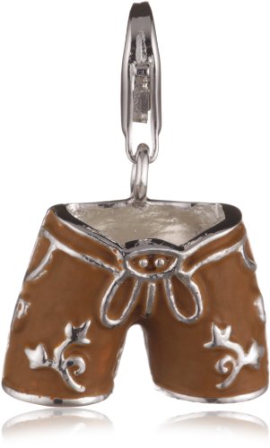 Vinani Damen-Charm Lederhose bayrisch brauch emailliert 925 Sterlingsilber Oktoberfest HLE Preisvergleich
