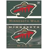 MINNESOTA WILD OFFICIAL LOGO MAGNET SET