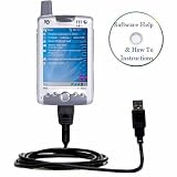USB Sync Charge Cable for T Mobile iPAQ h6315 with Bastens Help CD