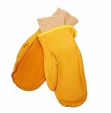 Chopper Mittens with Wool Linings