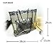 FTSUCQ Womens Casual Chain Clear Tote Swimming Transparent Beach Handbag Trapeze Bags
