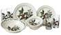 Portmeirion Holly and Ivy Amazon Exclusive 17-Piece Dinnerware Starter Set, Service for 4