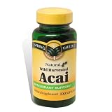 Spring Valley - Acai 500 mg, Wild Harvested, 100 Softgels