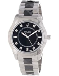 Bulova Womens 98P136 Diamond Dial Watch