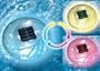 Hydro Tools 85107 Color Changing Floating Solar Rainbow Pool Light