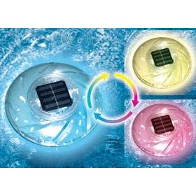 Hydro Tools 85107 Color Changing Floating Solar Rainbow Pool Light