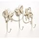 Vintage Style Cream Butterfly Hooks