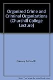 Organized crime and criminal organizations
