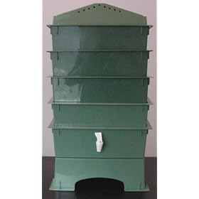 4 Tray Green Gusanito Wormswrangler Worm Farm Bin