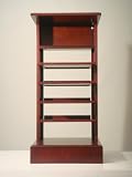 Caesar Magazine Stand (Mahogany) (29H x 13.75W x 13.75D)