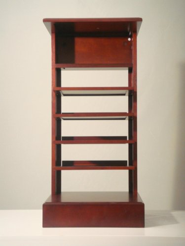 Caesar Magazine Stand (Mahogany) (29H x 13.75W x 13.75D)