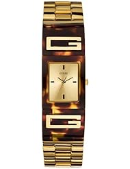 GUESS Iconic Status Cuff Watch - Tortoise